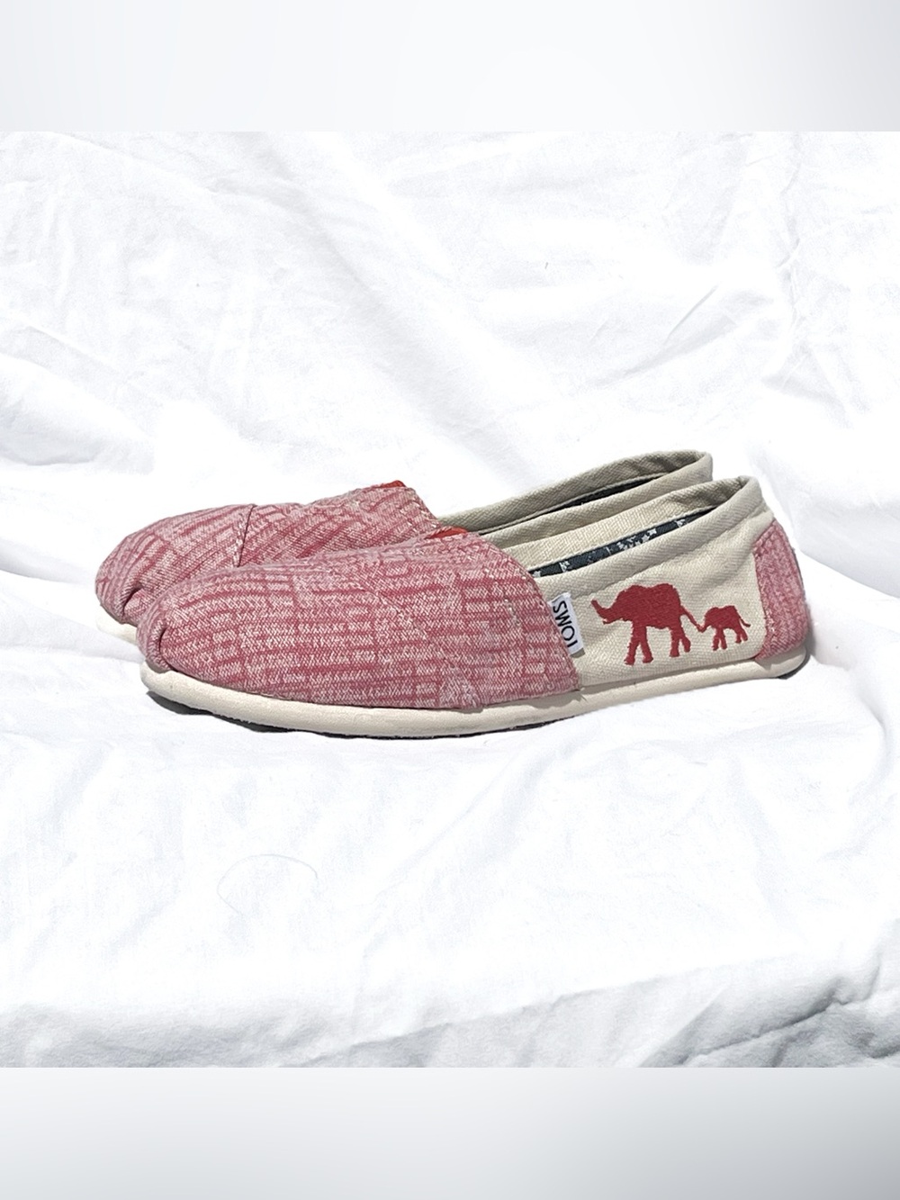 TOMS Clinton Foundation Wildlife Conservation Elephant Canvas Alpargatas - Picture 2 of 9